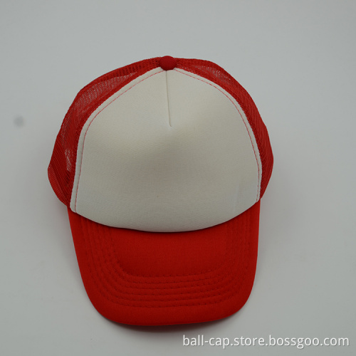 Good quality plain blank cheap mesh trucker cap